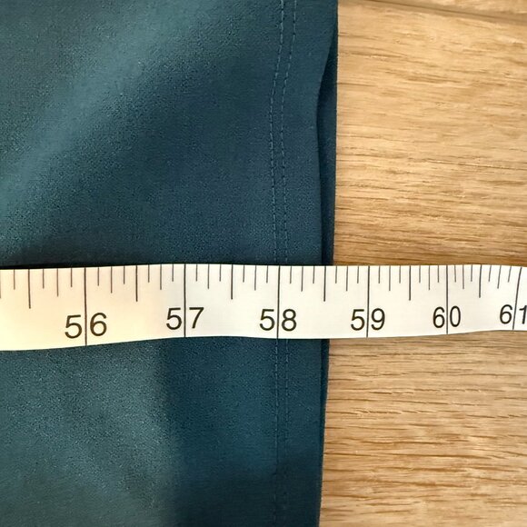 Crystal Sky Dark Teal Sleeveless Wide-Leg Jumpsuit – Size Large - Picture 6 of 6